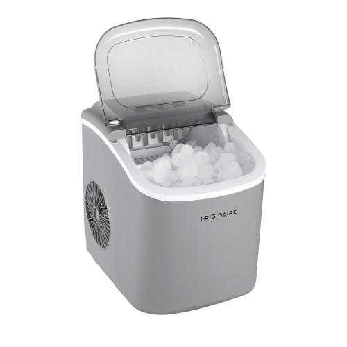 Frigidaire EFIC118-SILVER-KL Ice Maker Machine, Compact Countertop, Silver