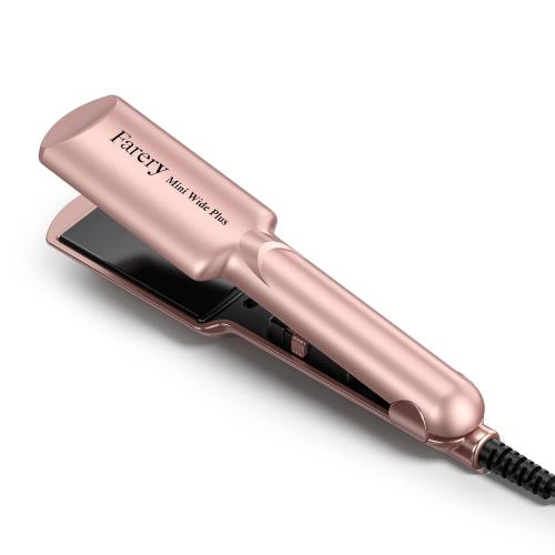 Farery Mini Flat Iron, 1.5 Inch Travel Hair Straightener for Short Hair