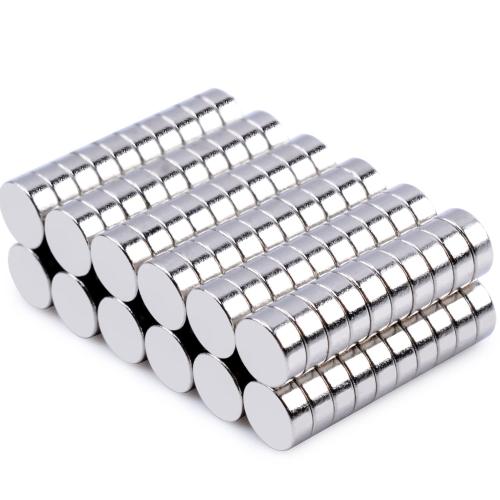 MAGXCENE 120 Pcs Magnets Round Neodymium 4 x 1.5 mm Small Rare Earth Magnets, Mini Refrigerator Magnet for Whiteboard Dry Erase Board