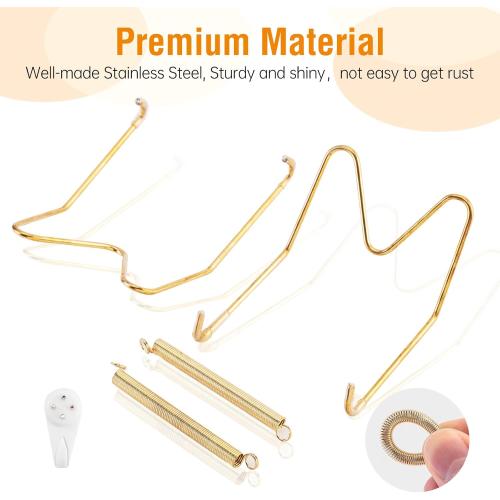 Bilillo 3 Pack Plate Hangers for the Wall, Fits 8-10 inch Decorative Plate