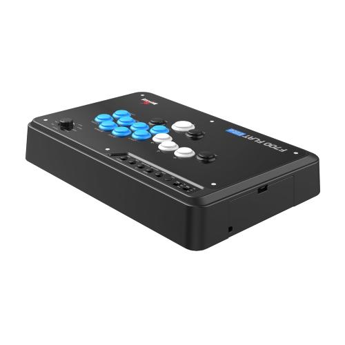MAYFLASH F700 FLAT Elite Wireless Arcade Stick Leverless All Button Controller with Sanwa buttons Compatible with PS5, PS4, PC, Xbox Series S/X, Switch/Switch 2 Support Bluetooth, 2.4G and Wired