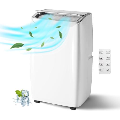 12,000 BTUs Portable Air Conditioner, 3-In-1 Portable.  Dehumidifier & Fan Modes, Digital Display, Quiet Freestanding AC for Home, Office, Bedroom