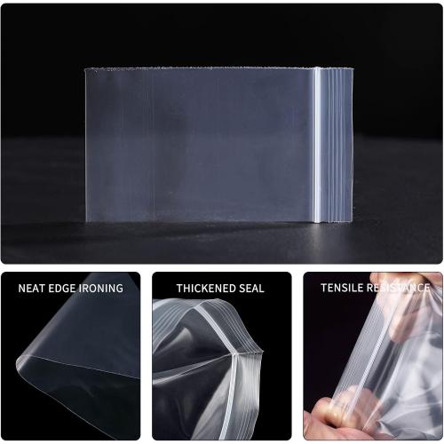 Mini Plastic Bags 2 x 2 Transparent Reusable Zipper Storage Bags for Jewelry, Candy, Coins