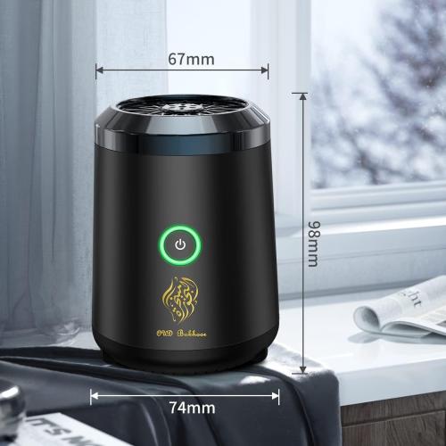 Portable Mini Incense Burner Bakhoor Rechargeable USB Aroma Diffuser Electric Arabic Incense Holder Muslim Home Decoration