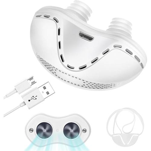 Anti Snoring Devices, Snoring Solution, Adjustable & Breathable, Effective Snoring Prevention for Men and Women, Upgraded Variable Speed Mini Anti Snoring