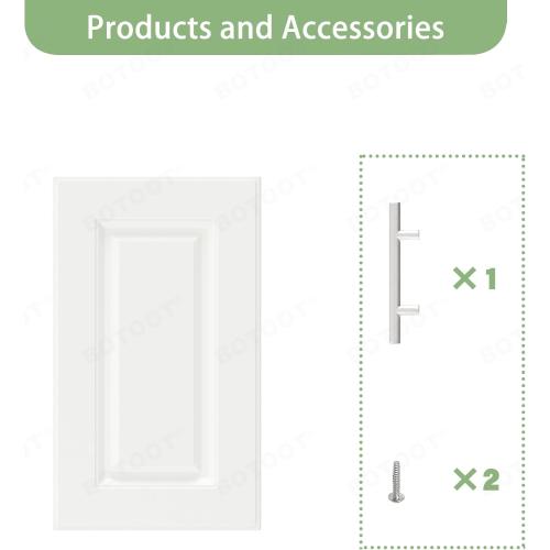 Built-in Cabinet Doors - Cabinet Replacement Doors for Kitchen, Living Room, Bedroom, Bathroom - 22.5 Inch High (White, 13.25 Inch Wide)
