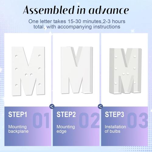 Will You Marry Me Letters 2FT,Will You Marry Me Sign Proposal Decorations for Engagement Wedding Decor
