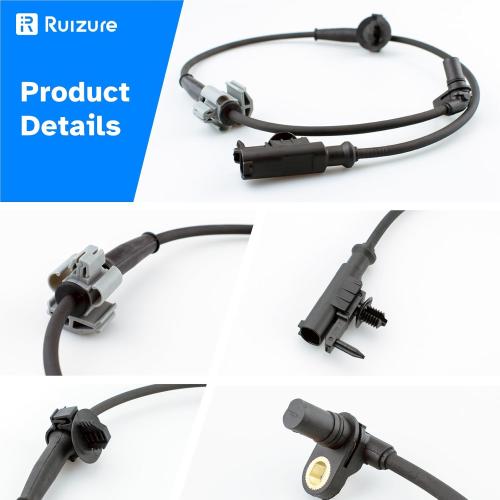 ABS Wheel Speed Sensor Front Rear Left Right fit for GMC Yukon XL 1500, Chevy Tahoe Suburban Avalanche, Cadillac Escalade 2007 2008 2009 2010 2011 2012 2013 2014, Driver Passenger, 4pcs