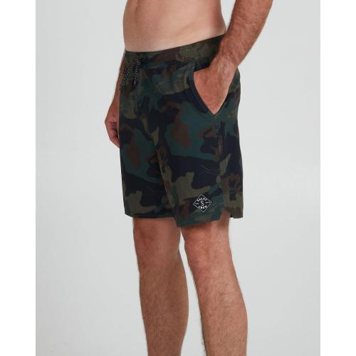 Size 32 Salty Crew Lowtide 20 Boardshorts - Men's Strecth, Quick Dry Swim Trunks - Beach Lifestyle Apparel