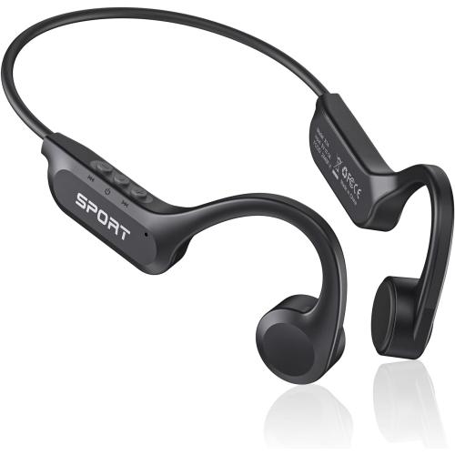 CXK Bone Conduction Headphones Bluetooth 6.0 Open Ear Headphones with Mic, Premium Loud Sound 10-Hour Playtime Bluetooth Headphones, IPX6 Waterproof Sports Headset for Running, Cycling, Walking