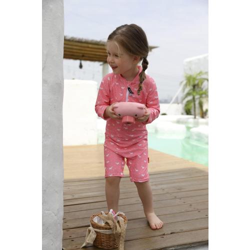 Pink 12-18M weVSwe Baby Swimsuit Girl Rash Guards Sun Protection Infant Long Slevee Bathing Suit Quick Dry with Sun Hat 0-3 Years