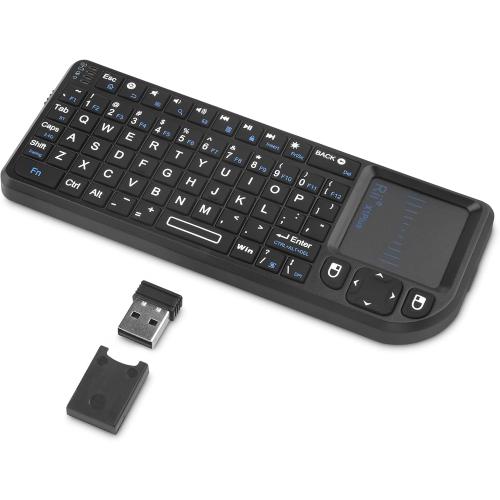 Rii Mini 2.4G Bluetooth Keyboard with Backlit and Touchpad for Smart TV,HTPC