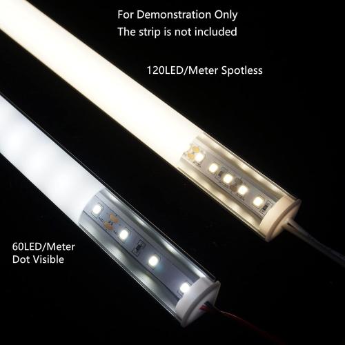 UV Resistance 6.56FT V Shape LED Strip Black Channel Diffuser,10-Pack Aluminum Profiles with Frosted Cover and Corner Connector, Tape Track for Cabinet Stairs Wall Outdoor (6.56FT, 10)