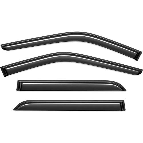 2011-2019 Tape-On Rain Guards for Ford Explorer Extra Thick Side Window Deflector Visors Base XLT Limited Sport Platinum 2012 2013 2014 2015 2016 2017 2018