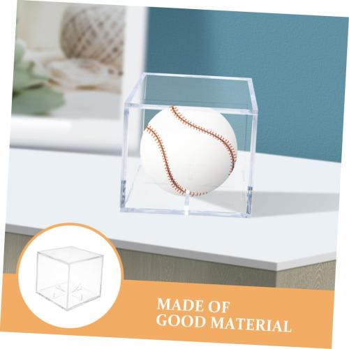 12Pcs Display Boxes for Baseball and Other Sports Balls Reusable Specimen Containers with Elegant Design for Home and Indoor Use for Memorabilia