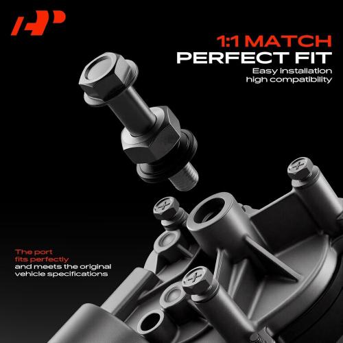 A-Premium Front Windshield Wiper Motor with 12-Pin