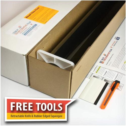 BDF NA35 Window Film Sun Control and Heat Rejection Natural Black 35 (Medium) - 24in X 24ft