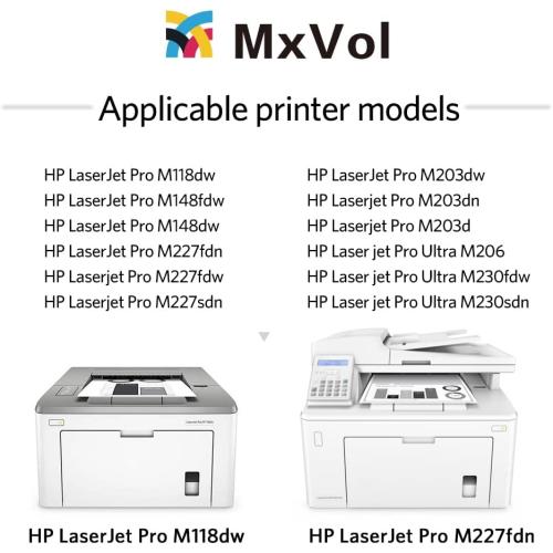 MxVol Compatible 32A CF232A Drum Unit Replacement for HP 32A CF232A Imaging Drum use for HP LaserJet Pro M227fdw M203dw M227fdn M118dw M148dw M148fdw Printer, 1-Pack (NO Toner)