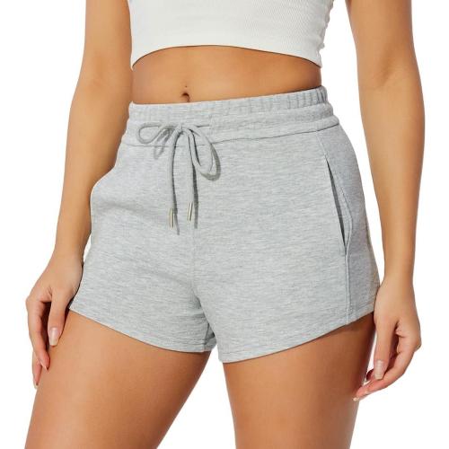 NIMENJOJA Womens Athletic Gym Shorts Comfy Sweat Shorts for Workout Casual Lounge with Pockets
