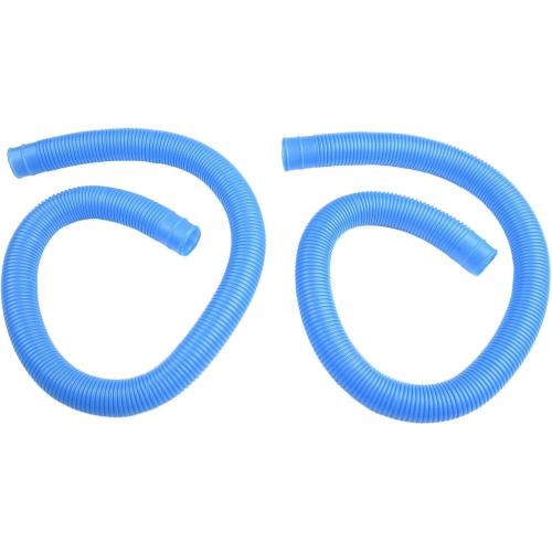 Above Ground Pool Pump Replacement Hose 1.25 Inch Accessory for Swimming Pools, 39 Inch Length Flexible PVC Spiral Winding Structure Leak Proof Lightweight(blue)