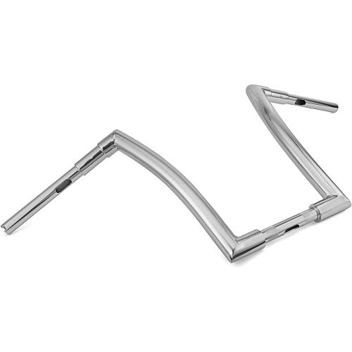 Wsays 12 Rise Ape Hanger Handlebar 1.5 inch Fat Bar Chrome Compatible with Harley Sportster XL 883 1200 Dyna Softail and Road King 1994-2022 and Road Glide 1998-2013 Models