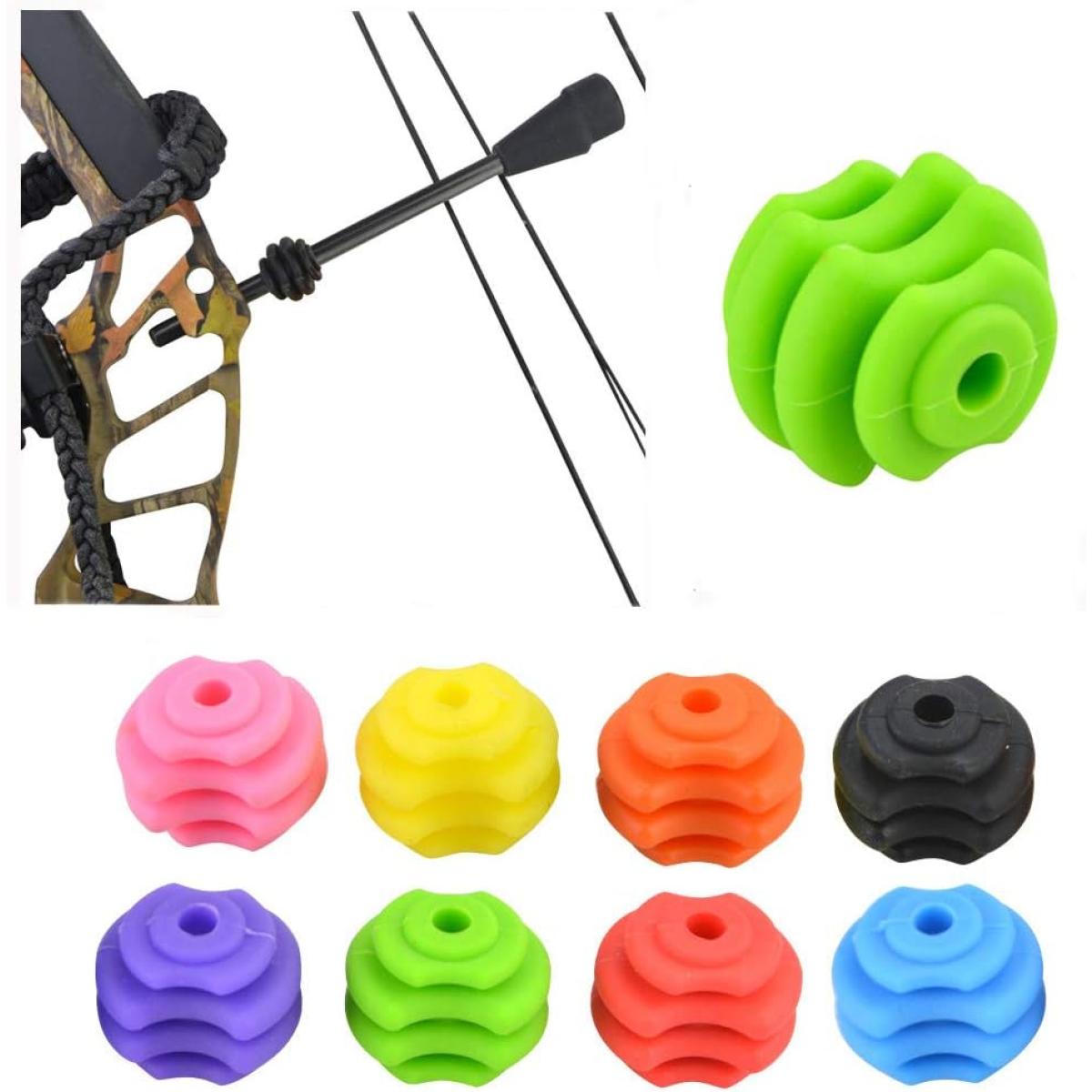 ZSHJGJR Compound Bow Silencer Dampeners - String Silencers