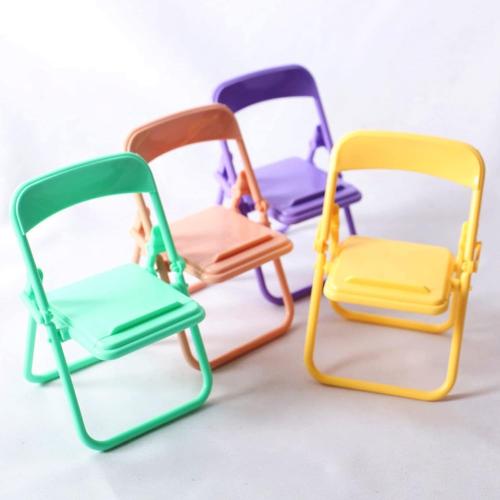 5Pcs Colourful Simulation Mini Folding Back Small Chair Model,Miniature Scene Accessories,Miniature Plastic Furniture Accessories Scene Props for Micro Landscape Dollhouse Furniture Mini Chair (1/12)