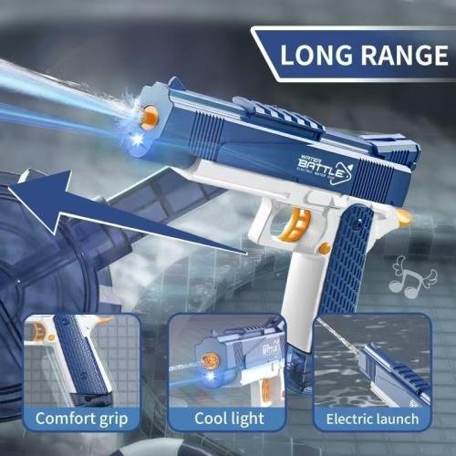 Electric Water Gun with Long Range,Automatic Squirt Gun for Kids and Adults, Long Distance Water Pistol for Pool Beach Outdoor Play