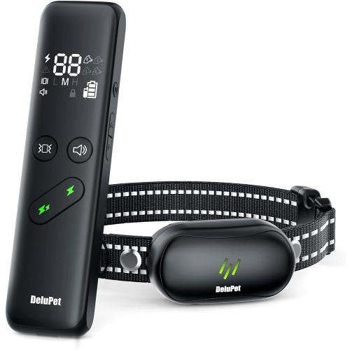 Dog Shock Collar, Electric Dog Training Collar with Remote & 4-Channels