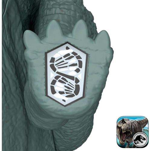 Mattel Jurassic World Rebirth Wild Roar Maiasaura Dinosaur Toy with Tail-Controlled Chomp Multi-Direction Attack & Sound, Posable & Digital Play