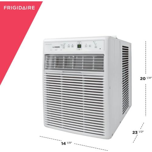 Frigidaire 10,000 BTU 115V Slider-Casement Air Conditioner and Dehumidifier with Remote Control for Small-Medium Sized Rooms up to 450 Sq.Ft.