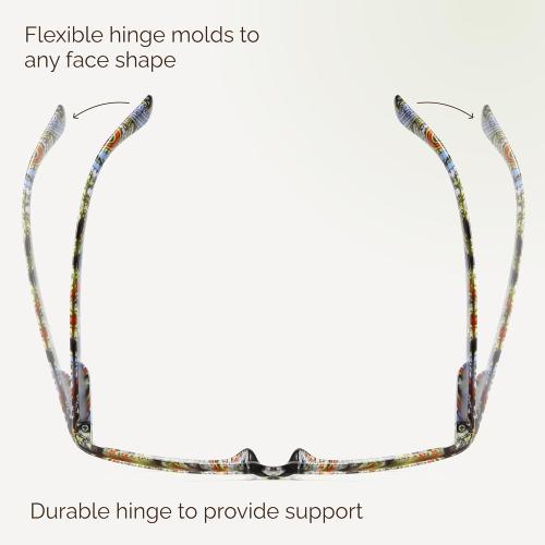 Gaoye 4-Pack Readers for Women, Blue Light Blocking Reading Glasses, Stylish Reading Glasses for Women in 4 Patterns