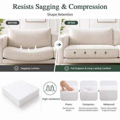 Upholstery Foam Cushion, 30ILD 1’’ H x24’’ W x72’’ L Foam Pad