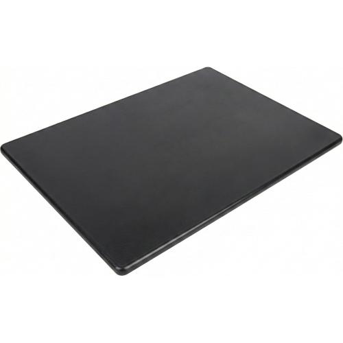 Commercial Grade Black Cutting Board - 20 x 15 Inch Extra Large, 0.5 Thick HDPP Plastic with NSF Stamp for Restaurants Kitchens and Food Service