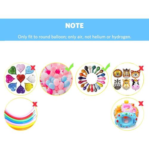 Balloons Air Pump Sohapy Dual-Nozzle Portable Electric Balloon Blower Pump/Electric Balloon Inflator for Decoration (110-120V 600W)