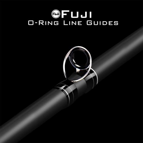 Color Black KastKing Perigee II Spinning & Casting Fishing Rods, Fuji O-Ring Line Guides, 24 Ton Carbon Fiber Casting and Spinning Rods - Two Pieces,Twin-Tip Rods and One Piece Rods