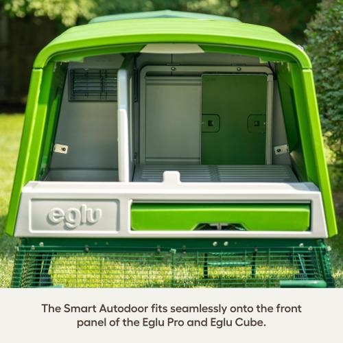 Omlet Smart Automatic Chicken Coop Door Opener | Wi-Fi Enabled | Programmable with App | Operated by Light Sensor or Timer | Easy to Install | Mains or Battery Powered | Built-in Safety Sensors Grey