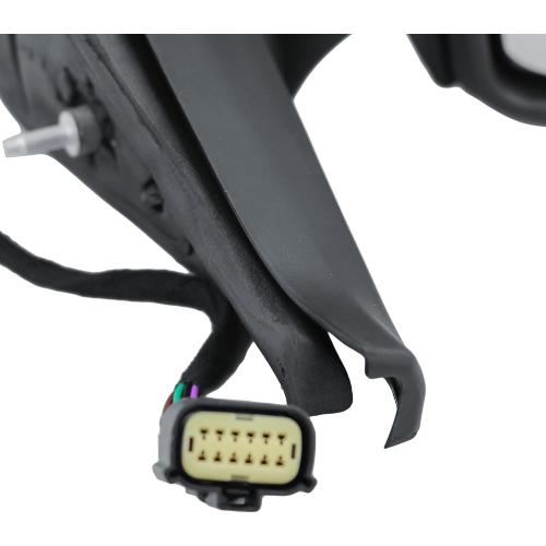 Replacement Passenger Right Side Mirror Power Mirror and Heated with BLIS (Blind Spot Sensor) and Indicator Manual Folding Fit Ford Transit 150 250 350 from 2015 to Onward