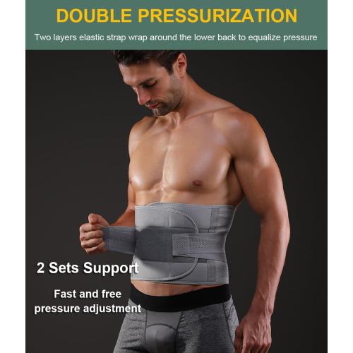 Back Brace for Lower Back Pain Men Women, Back Support Brace & Elastic Supports Belly Band Stomach Wrap Waist Belt Waist Trainer, Waist Brace Waist Trainer for Men Sciatica Pain Relief (Beige, XX-Large)