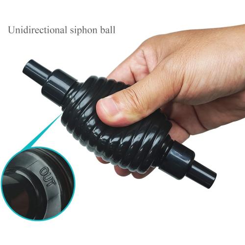 5ft-S Aquarium Siphon Vacuum Cleaner for Fish Tank Cleaning Gravel & Sand