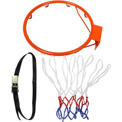 Basketball Hoop for Training Solid Rim Basketball Net for Adults Lightweight and Durable Design No Drilling Required for Family Practice