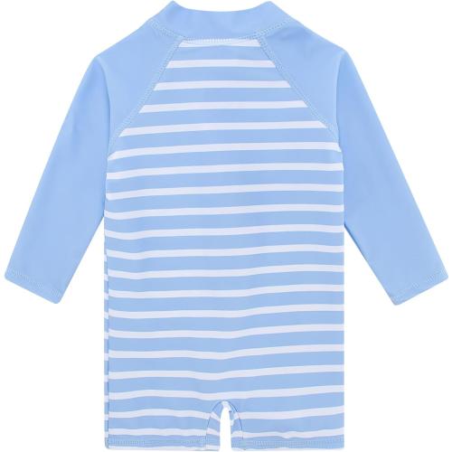 uideazone Baby Toddler Boys Zipper Rash Guard Swimsuit UPF 50  One Piece Beach Swimwear Bathing Suits 3-36 Months