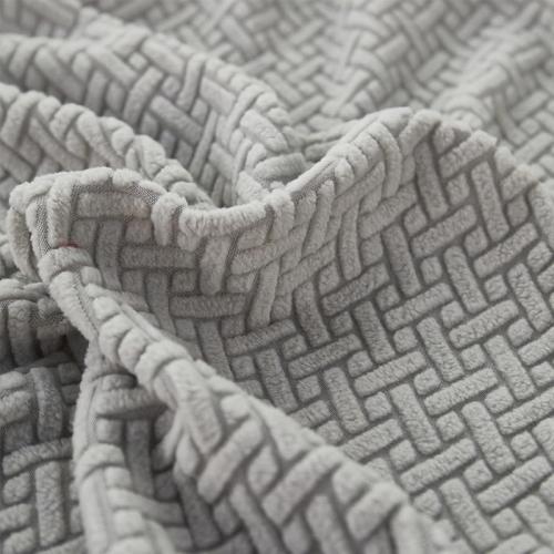 Sofa Covers Couch Covers for Sofa Pet Friendly Couch Cushion Covers Universal Sofa Covers Washable Stretch Slipcovers for Sectional Sofa (Texture Light Gray,Large Single Seat Cover)