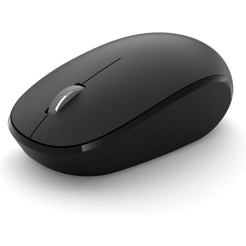 Microsoft Bluetooth Mouse - Black. Comfortable design, Right/Left Hand Use, 4-Way Scroll Wheel, Wireless Bluetooth Mouse for PC/Laptop/Desktop, works with for Mac/Windows Computers