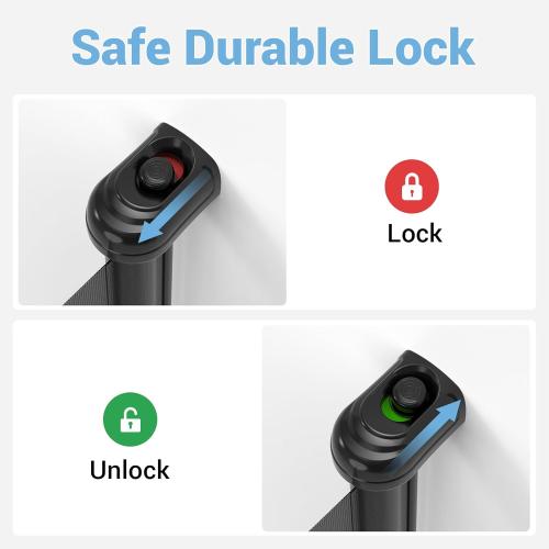 HAMOPY Retractable Baby Gate, 33 Tall, Extends up to 55 Wide, Durable Auto-Lock Baby Gates for Stairs, Mesh Dog Gate and Child Safety Gates for Doorways, Hallways, Indoor, Outdoor(Black)