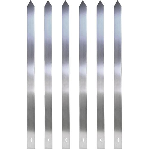 Muru Skewers - The Original Kabob Skewers, 304 Stainless Steel 1.25 Thick for Even Cooking - Heavy-Duty BBQ Grill Skewers, Reusable & Easy to Clean