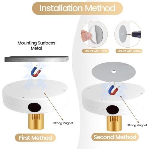 Set of 2 LED Spotlight, Rechargeable Battery Picture Lights, Uplighting Indoor with Remote, Stick Spot Lights for Wall Display Dartboard Painting Artwork Accent-2pcs