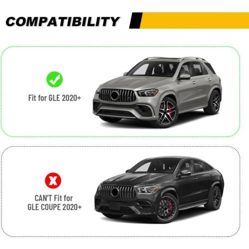 Running Boards Side Steps Fit for 2020-2026 Mercedes Benz GLE W167 GLE350 GLE450 GLE450e GLE580 Nerf Bar Accessories