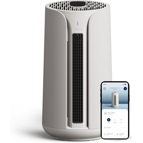 BLUEAIR ComfortPure Most Powerful 3-in-1 Air Purifier: Cooling, Heating, Purifying –HEPASilent Cleaner for Home, Pets, Allergies, Dust, Smoke, Odor – Covers 840 sqft in 60 Minutes – All season comfort