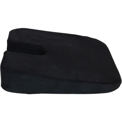 Q QUALITY BRAND COMPANY McCartys Q-KOMFORTKUSH-BLK Komfort Kush Wedge Sacro-Ease Bottom Seat Cushion Support - 16x17x3 in. - Black Color